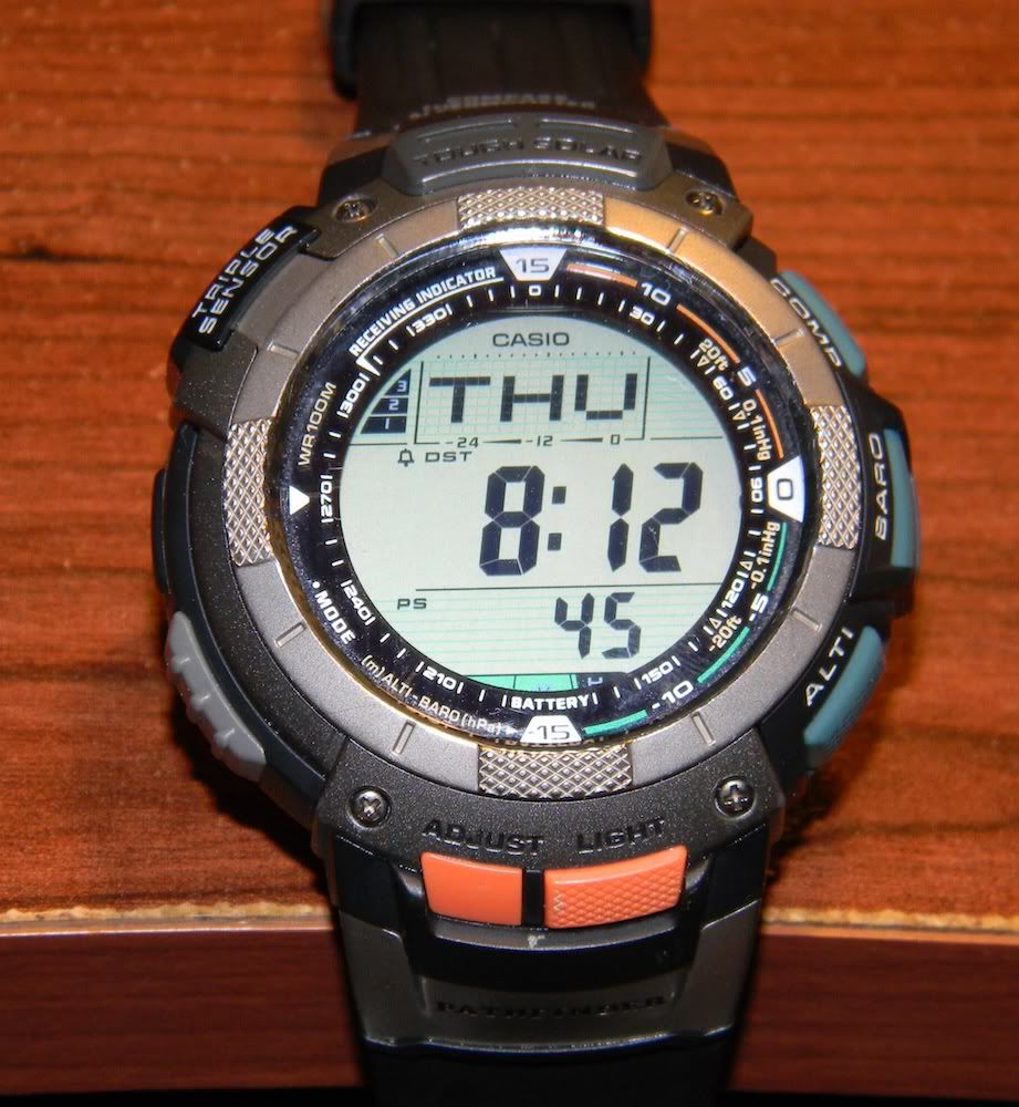 casio pathfinder paw 1100 watch band